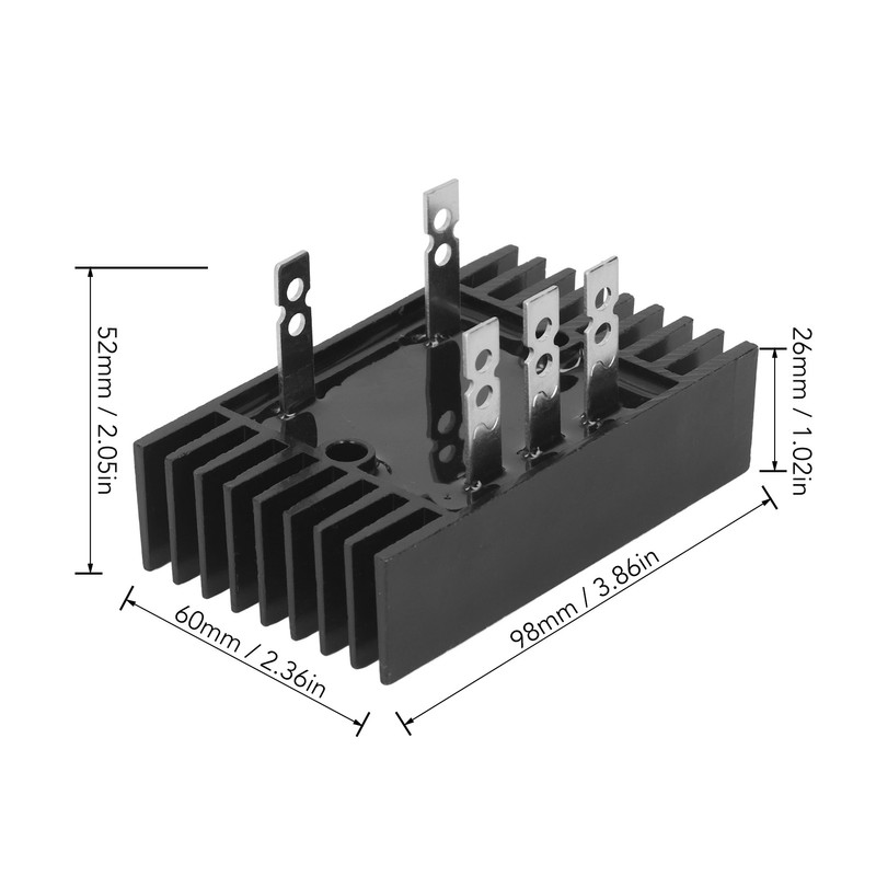 1200V Diode Bridge Rectifier 3 Phase Accurate Stable Output 3