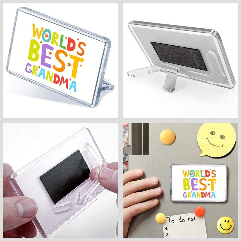 1 x Fridge Magnet - Worlds Best Grandma Granny #46473