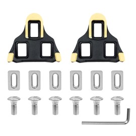 2pcs SPD Cleats for Cycling Shoes Cleats Set Compatible with Shimano SPD-SL Lightweight Durable Easy Installation Durable High-Performance Pedal Cleats, for Indoor Cycling and MTB Road Bike