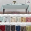Elegant Tablecloth with Natural Linen Look, Lina Tablecloth and Table