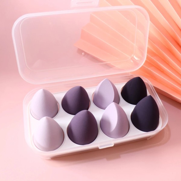 Does Not Apply 8 Pcs Cosmetic Egg Makeup Sponge Set