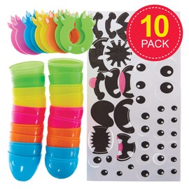 Baker Ross FX531 Monster Egg Kits - Pack of 8, Egg Arts and Craft Kits for Kids