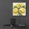 Epic Art 'Lemons On Cream' by Jeanette Vertentes Acrylic Glass