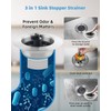 Hygie Rinse Upgraded 3 in 1 Kitchen Sink Drain Strainer