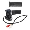 60V LED Digital Meter Electric Bike Scooter Throttle Grip Handlebar
