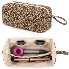 Quilted Hair Tools Travel Bag Compatible with Dyson Airwrap Shark FlexStyle