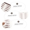 FOMIYES 6PCS 3D Waterproof Eyebrow Stickers Temporary Brow for Natural