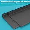 Chiligent 4 Pcs Gutter Valley Splash Guards, Aluminum Roofing Gutter
