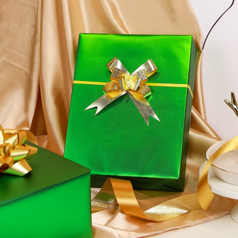 RUSPEPA Wrapping Paper Roll - 81.5 Sq Ft Matte Green