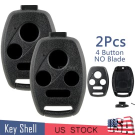 Unbranded 2 for 2003 - 2012 Honda Pilot Civic Accord Element 4B Remote Key Fob Case Shell