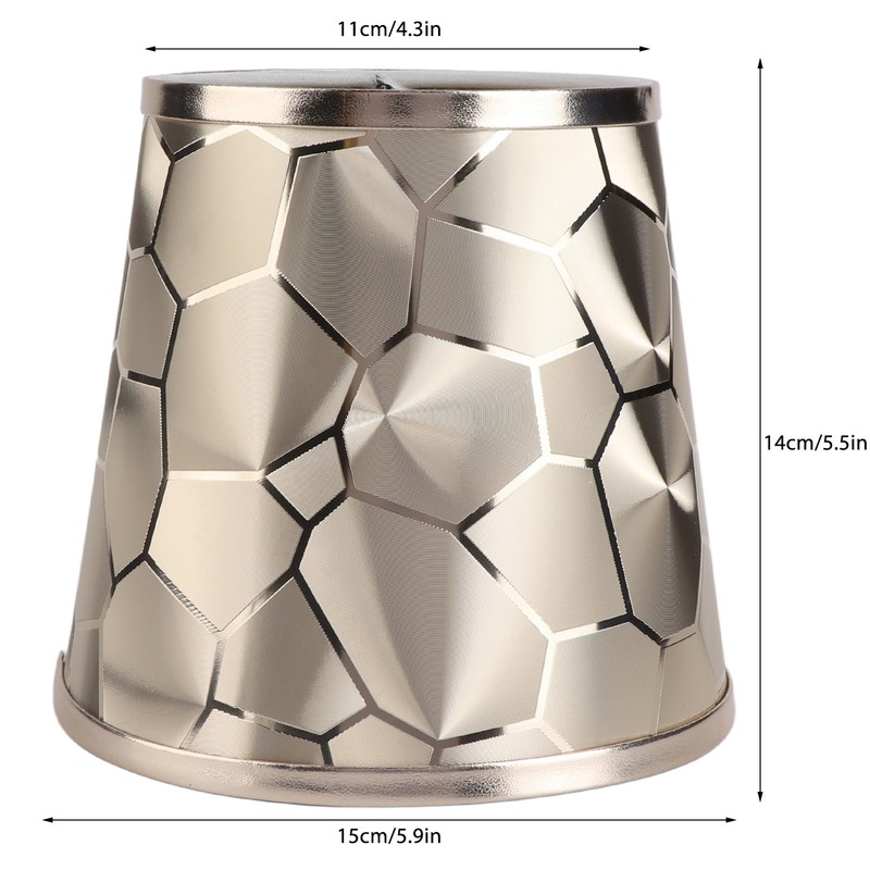 2PCS Drum Lamp Shade E14 PVC Modern Decorative Small Barrel