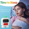 Seucasu Kids Alarm Clock, Growth Clock with Red Light, Green