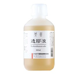 Nakagawa Gofun Paint for Nihonga Phoenix Transparent, 16.9 fl oz (500 ml)