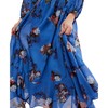 Free People Women's Morning Glory Maxi, Dutch Blue Combo