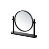 Gatco 1391MX Table Mirror, Matte Black/ 7.50"