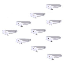 Bass Drum Claw Hook 10pcs Iron Triangle Shape Drum Claw Hook for Bass Drum Parts Accessories，Silver