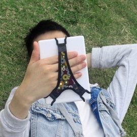 TFY Security Floral Hand Strap Finger Grip Holder for 6 inch - Kindle Paperwhite/Kindle Voyage/Kindle Oasis/Sony PRS-350 / Kobo Aura/Kobo Clara HD