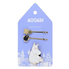 Moomin [Hair Accessories] Hairpin & Hair Rubber Set Scandinavian Shobido Gift Character Goods Mail Order