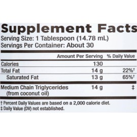 Unbranded New Keto Science Ketogenic MCT Oil Dietary Supplement, 15 fl oz, 30 Servings