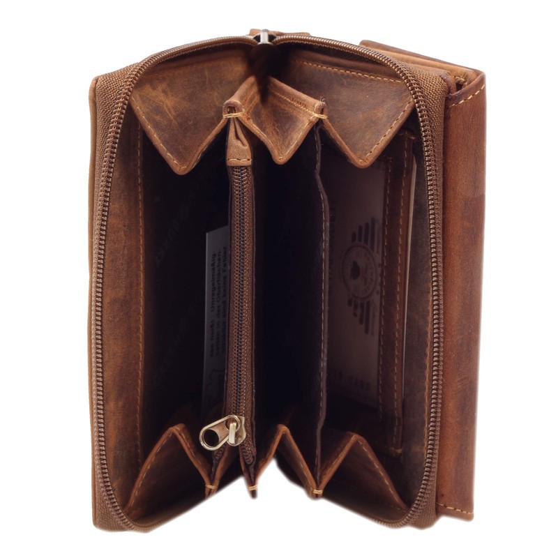 Greenburry Vintage Women's Purse Brown 10 x 14.5 x 4.5