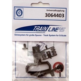 Train LINE45 Clutch Kit with Hooks, Single Stud, Feather and Bow for LGB Track G