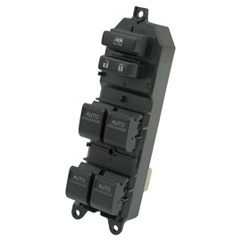 NOVAPARTS - Interruptor de ventana eléctrica con iluminación LED azul para Toyota Tundra Master 2007-2021 #848200R040 84820-0R040