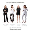 Alina Mae Maternity Nursing Pajama Sets for Pregnant Women's -