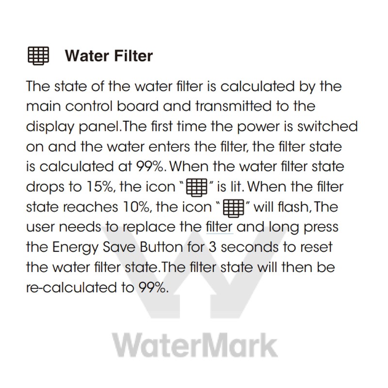 Aqua Blue H20 Premium Fridge Filter Compatible K2100990 K2100988 HX2019FR-A