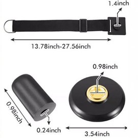 4 Pcs Cello Endpin Anchor Set Include Cello Strap Stopper Cello Non Slip Mat Cello Rubber Tip Floor Protectors for Cellist Practice Performance Cello Bass Instrument Accessories