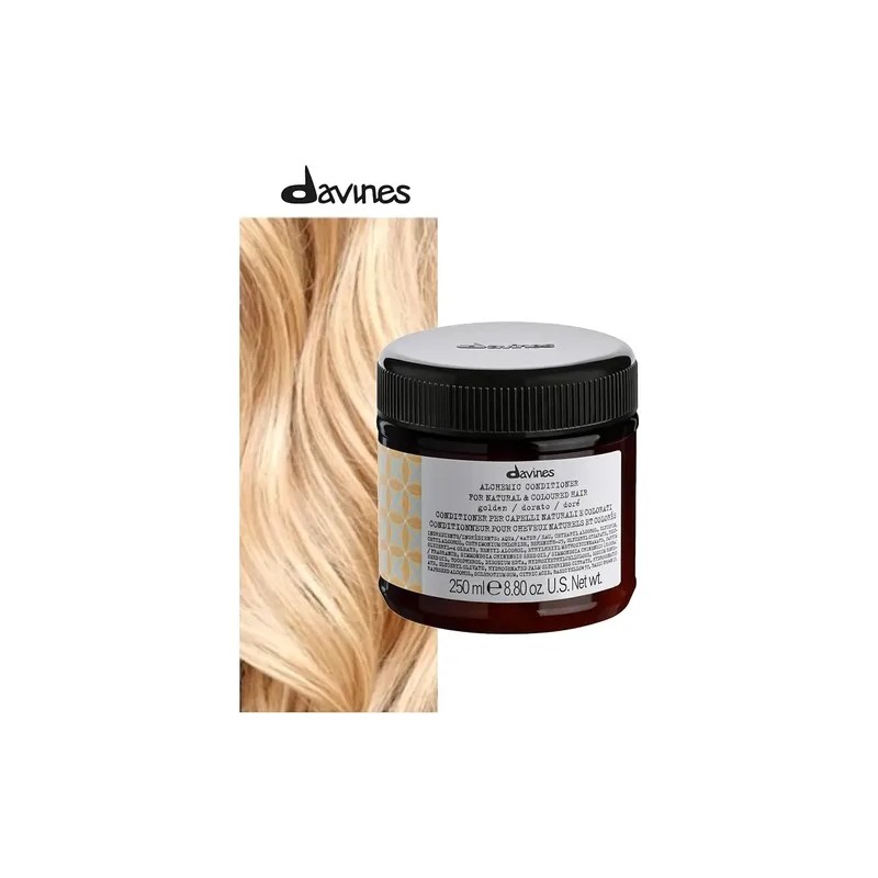 Duo Alchemic Golden Davines Shampoo Y Acondicionador