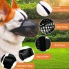 Muzzle Medium Dogs Adjustable Poison Bait Protection Dog Black Muzzles