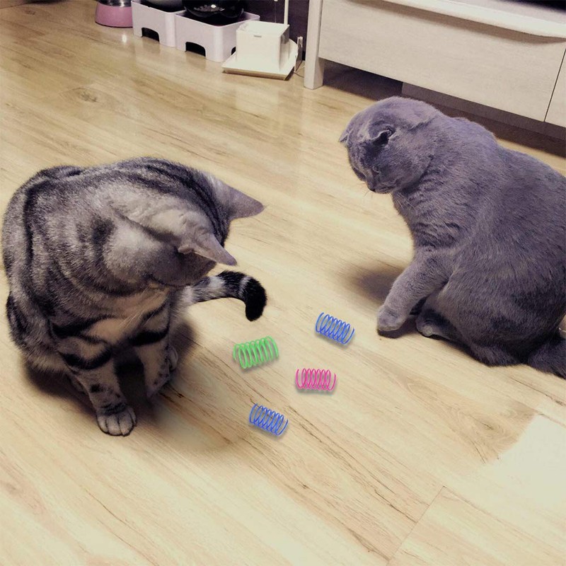 Andiker Interactive Cat Spiral Creative Spring Toy to Kill Time