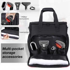 Storage Bag Compatible with Bissell Carpet Cleaner Machine 2458/3624/3682/Hoover Carpet Cleaner FH14050, Carrying Case for Bissell Upholstery Cleaner Portable Steam Cleaner Storage Bag, Case Only