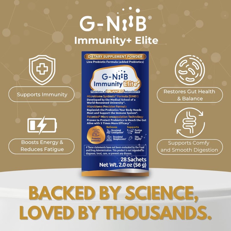 G-NiiB Immunity Elite (SIM01 Synbiotic Formula) - Potent Live probiotics
