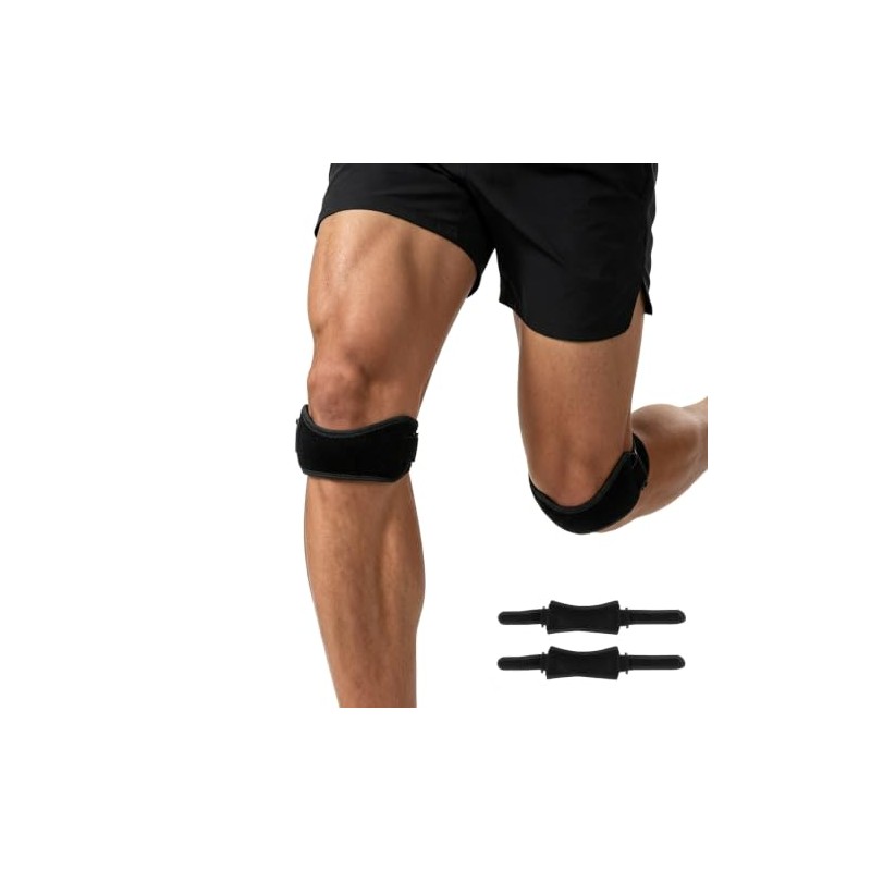 2 Rodilleras para Rotuliana Menisquera Deportiva,Bandas de Rotula Silicona