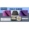 StoffBook Strong Felt Fabric for Crafts, Approximately 5 mm, D243