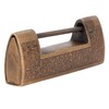 Antique Copper Lock Chinese Old Style Delicate Carved Padlock for