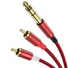 MOSWAG 6.3 mm Jack to RCA Cable, RCA Audio Cable