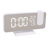FM Radio LED Digital Smart Alarm Clock LED Digital Projection