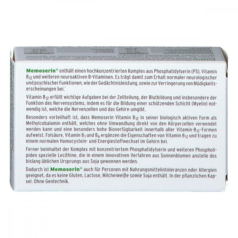 Memoserine Capsules Pack of 30