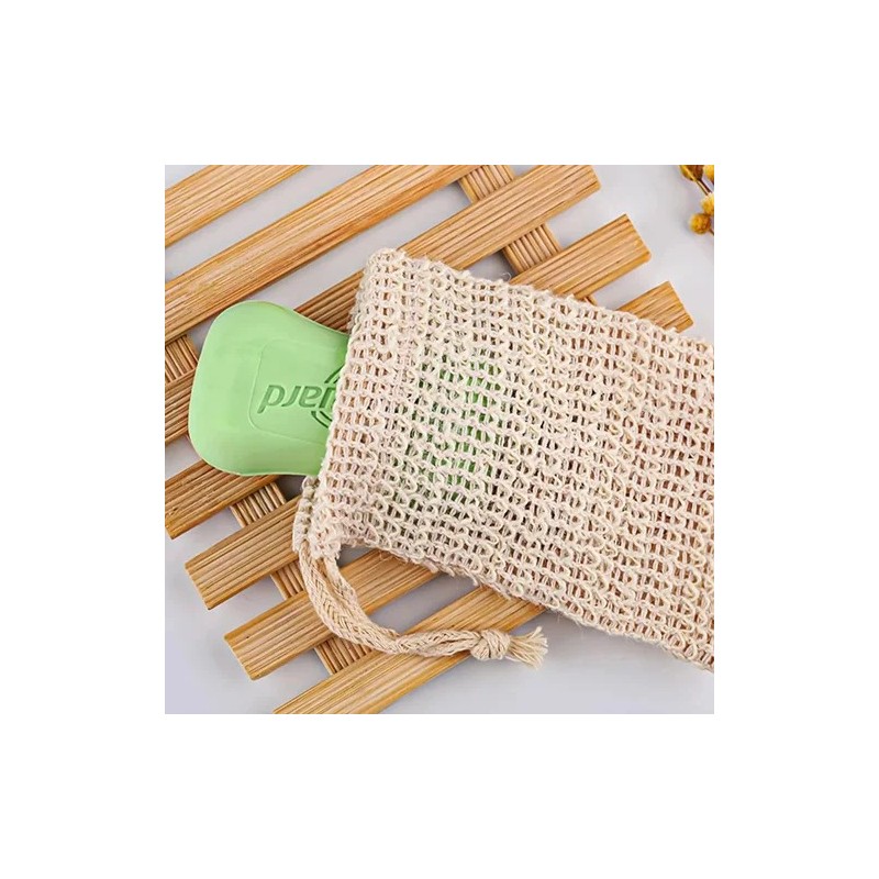 20 Piezas Bolsa De Sisal Exfoliante Para Jabón Baño Ducha