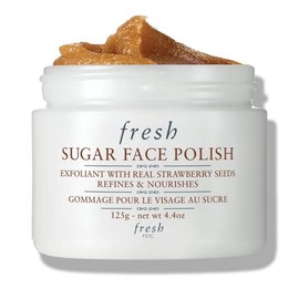 Fresh Sugar Face Polish Natural Exfoliant with Strawberry Seeds Large Size 4.4 ounces