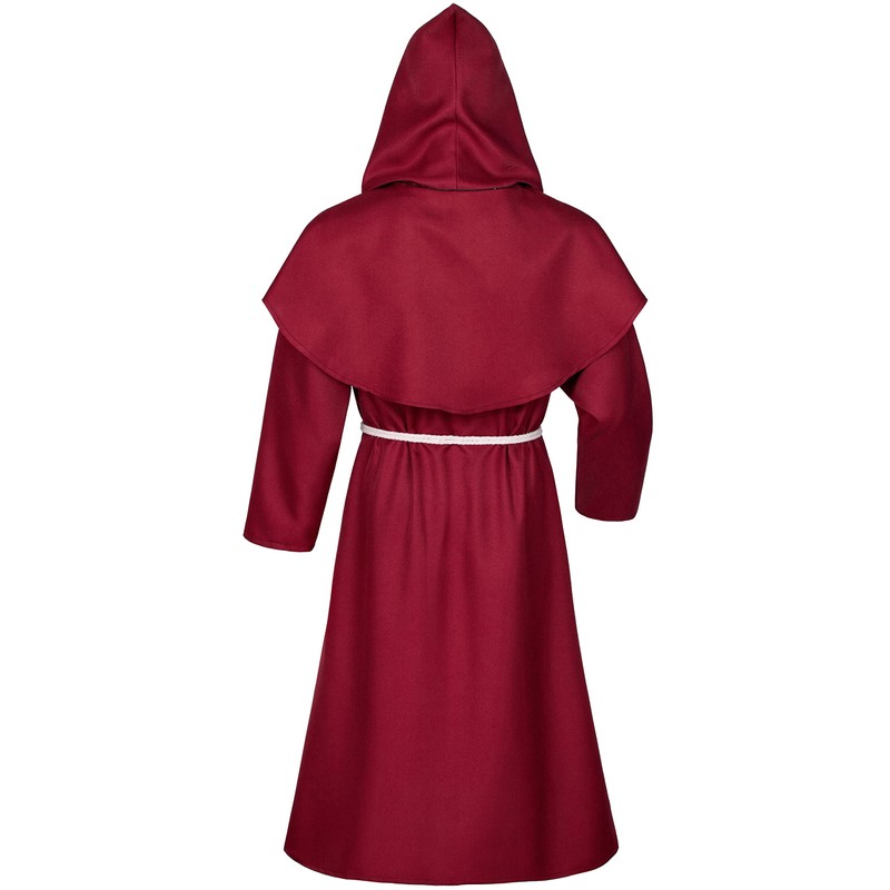TOKYO REVENGERS Medieval Renaissance Monk Friar Priest Wizard Cloak Hooded