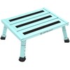 DEPSUNNY Adjustable Height Aluminum RV Step, Stable Foldable Platform Step