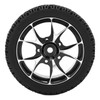 4Pcs Rubber Tires Aluminum Alloy Exquisite Simple Installation Tyres for