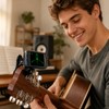 Clip-On Guitar Tuner Metronome for Music Practice – 3-in-1 LCD