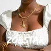 Zoestar Boho Pearl Necklace, Gold Star Pendant Choker Necklaces, Turquoise