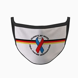 Copytec #34666 Police Fire Brigade Rescue Force Nose Germany Solidarity Mask