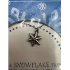 Brighton Silvertone HOLIDAY GREETING CARD SPARKLE SNOWFLAKE Pendant MSRP $48.00
