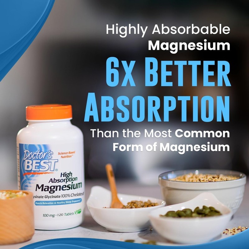 Dr. Best 닥터스 베스트 고흡수 마그네슘 200mg 120타블렛 X 2통세트